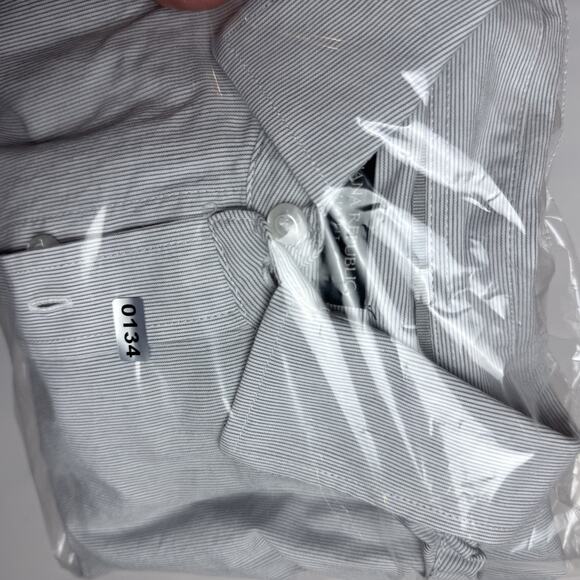 Banana Republic‎ Dress Shirt Mens Extra Large Slim Fit Long Sleeve Grey Gray - Picture 9 of 9